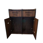 עמדת ריקון מגשים כפולה 2