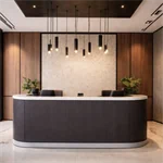 עמדת קבלה / מארחת כפולה דגם קינג 2