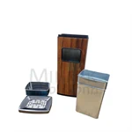 פח מאפרה מתכת חום 3